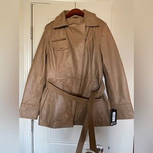 Women's Whet Blu Leather Trench Coat
by Whet Blu